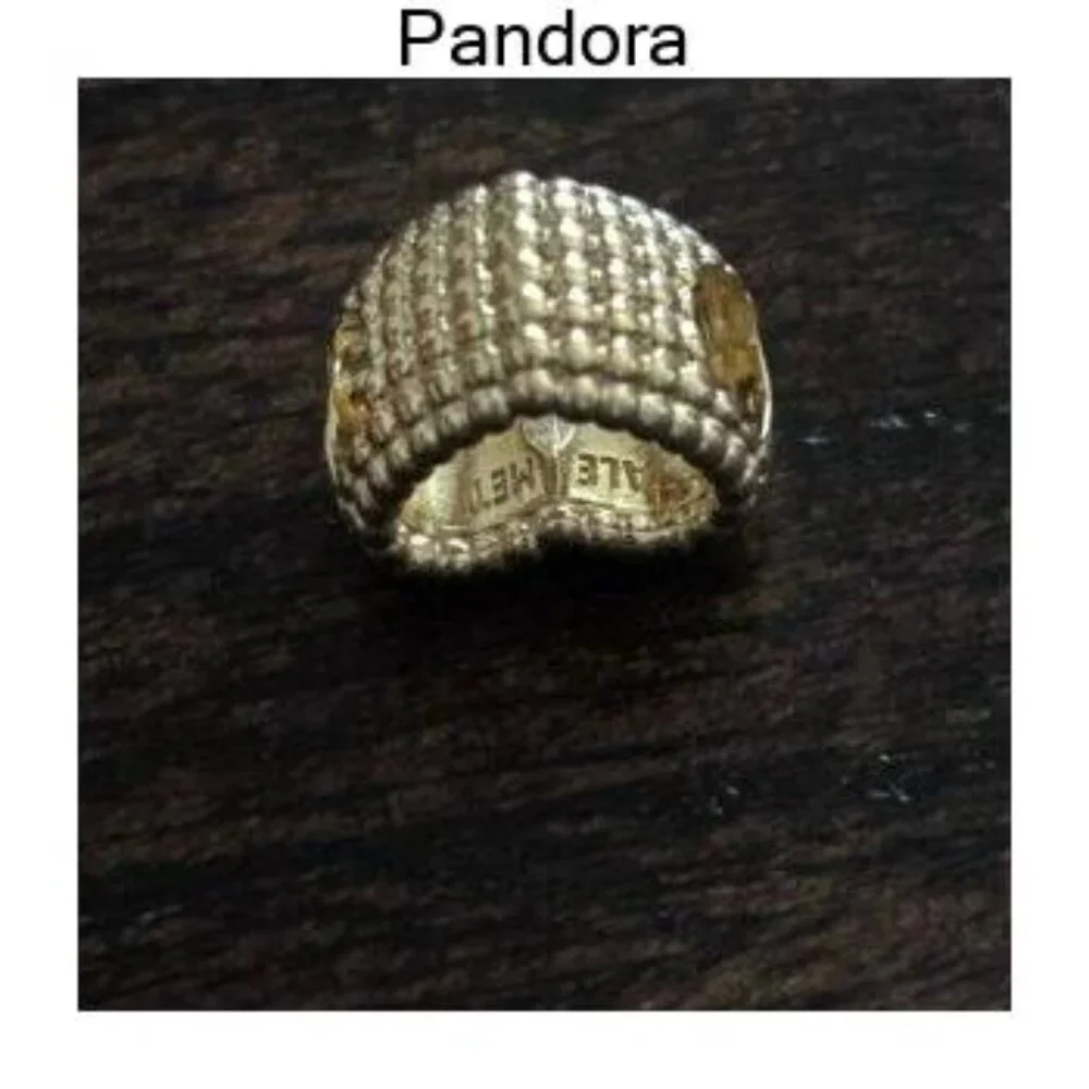 Authentic Beaded Open Heart Pandora Charm